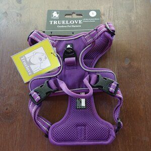 NWT True Love Purple Dog Harness Size Small